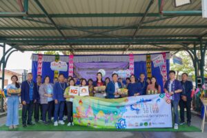 SUN ส่งเสริมการอนุรักษ์วัฒนธรรมประเพณีสงกรานต์ สานพลังชุมชนจัดงานทอดผ้าป่าสร้างศาลาเอนกประสงค์วัดท่าเดื่อเชียงใหม่