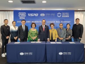 การแถลงข่าวในรายการการแข่งขัน Esports ระดับ South East Asian”ความร่วมมือระหว่างอิมพีเรียลเวิล์ด สำโรง และ VSPO กับ PUBG MOBILE”