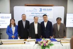จิณณ์ เวลเนส โฮลดิ้งส์ จับมือกับ ARG Clinic เพื่อจัดตั้งห้องปฏิบัติการวิจัยแห่งใหม่เพื่อขยายการบริการด้าน aesthetics