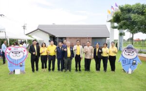เกรียง กัลป์ตินันท์ รมช.มหาดไทย ตรวจเยี่ยมการดำเนินงานศูนย์บริหารจัดการคุณภาพน้ำ อบต.ลำโพ จ.นนทบุรี