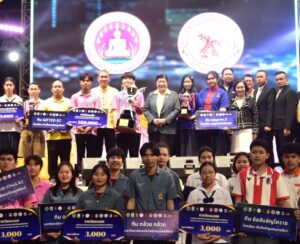 วช. ร่วมกับ จังหวัดพะเยา Thai PBS และสมาคมกีฬาเครื่องบินจำลองและวิทยุบังคับ จัดการแข่งขัน “หนูน้อยเจ้าเวหา” ออกแบบบินโดรนแปรอักษร ชิงถ้วยพระราชทานพระบาทสมเด็จพระเจ้าอยู่หัว ทีมชนะเลิศ GIFTED KC จาก โรงเรียนคำเขื่อนแก้วชนูปถัมภ์ จ.ยโสธร