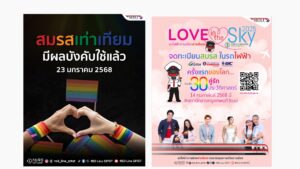 รถไฟฟ้าสายสีแดง จับมือ สำนักงานเขตจตุจักร จัดงานจดทะเบียนสมรสลอยฟ้า ภายในขบวนรถไฟฟ้า ครั้งแรกของโลก LOVE in the SKY 2025