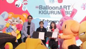BALLOON ART ผู้นำด้านบอลลูนเป่าลมและการตกแต่งของไทย จับมือ KIGURUMI.BIZ ผู้ผลิตมาสคอตอันดับ 1 จากญี่ปุ่นร่วมลงนาม MOU เพื่อขยายตลาดและสร้างความสำเร็จระดับโลก