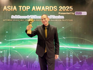วศิน วรรณพฤกษ์ คว้ารางวัลผู้บริหารงานการตลาดภาครัฐยอดเยี่ยม จากเวที  ASIA TOP AWARDS 2025