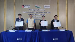 PQS จับมือ กับ KDX และบริษัทแม่ Sojitz จากญี่ปุ่น ปั้น ‘แป้งมันสำปะหลังคาร์บอนต่ำ’ พร้อมระบบตรวจสอบย้อนกลับอย่างเต็มรูปแบบ รุกตลาดโลก
