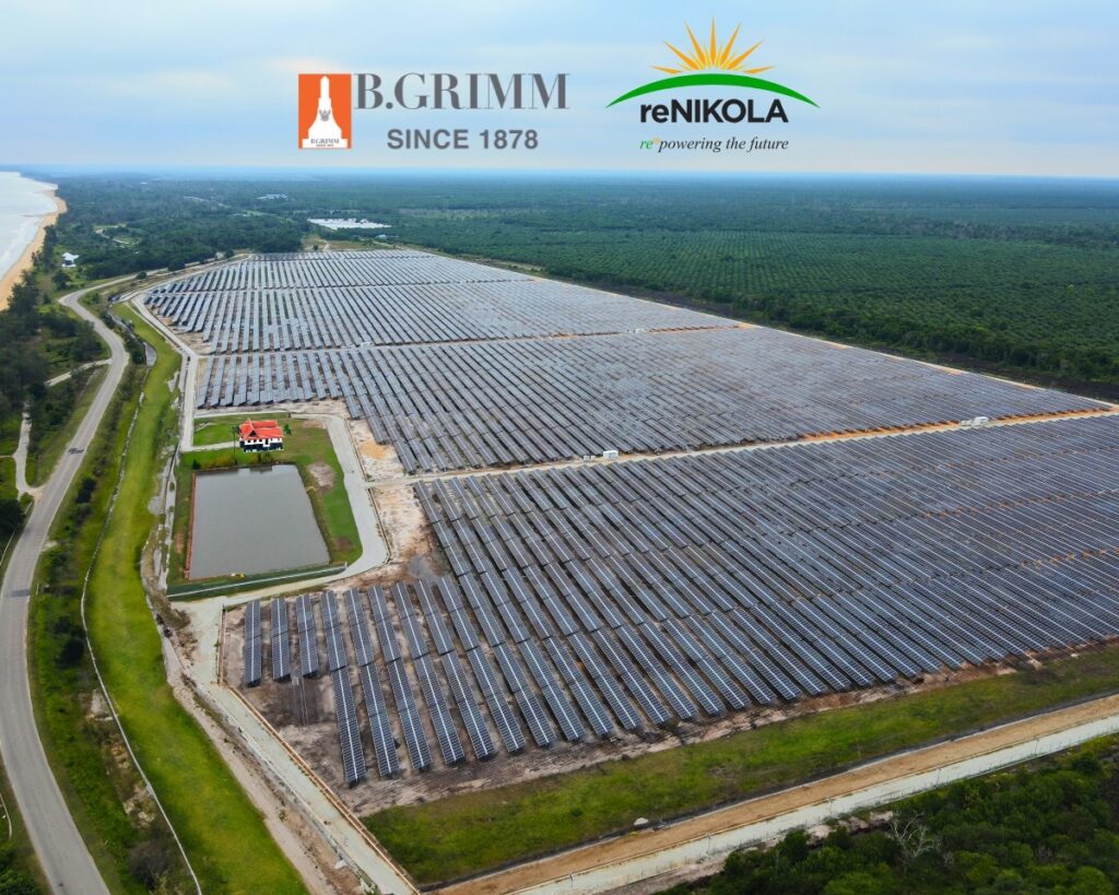 “บี.กริม เพาเวอร์” ผนึก “reNIKOLA” คว้าโครงการโซลาร์ขนาดใหญ่ของภาครัฐ “Large Scale Solar 5+” กำลังผลิตรวม 618 MWp ก้าวขึ้นเป็นผู้นำการเปลี่ยนผ่านพลังงานหมุนเวียนของมาเลเซีย
