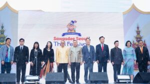 บี.กริมเพาเวอร์ร่วมสนับสนุนงาน Sawasdee Seoul Thai Festival 2025 โชว์เสน่ห์ทางวัฒนธรรมผลักดัน Soft Power ไทยสู่สากลพร้อมฉายภาพความสำเร็จในการร่วมเปลี่ยนผ่านพลังงานสะอาดของเกาหลี