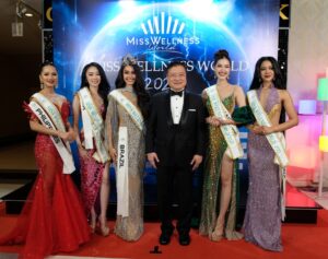 “ศ.ดร.เกรียงศักดิ์” เปิดเวทีการประกวด Miss Wellness World 2025  หวัง สร้างแบรนด์ไทยแลนด์กระหึ่มทั่วโลก   ชื่นชม “เจสซิก้า บรูเซลาส”สาวงามบราซิล คว้ามงฯ Miss Wellness World 2025 คนแรกของโลก “จอย กนกอร” คว้ารองอันดับ 2