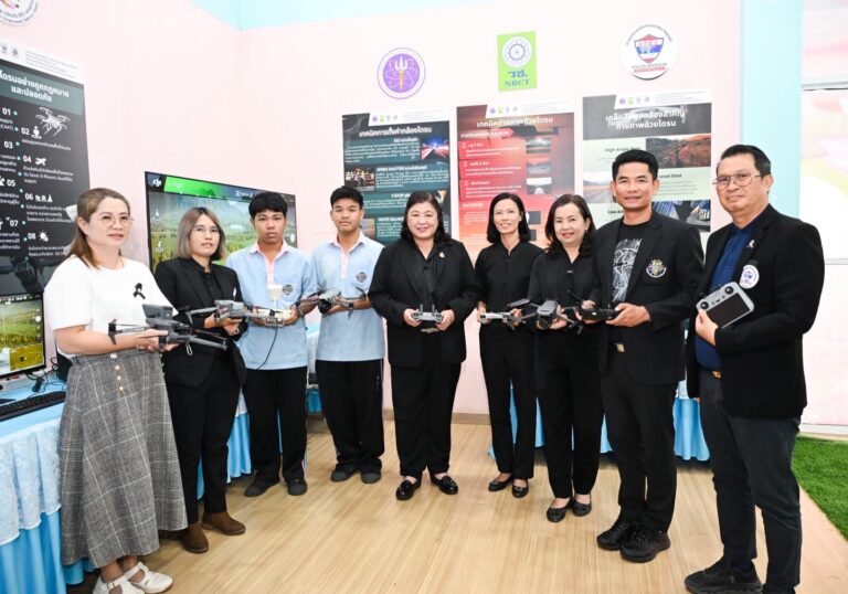 วช. เปิดศูนย์การเรียนรู้เทคโนโลยีและนวัตกรรมโดรนเพื่อการท่องเที่ยวจ.นครสวรรค์ส่งเสริมเยาวชนในการเรียนรู้ปัญญาประดิษฐ์เสริมสร้างอัตลักษณ์พื้นที่