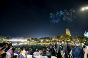 อว. นำนวัตกรรมโดรนแปรอักษรส่งเสริมมรดกวัฒนธรรมและการท่องเที่ยว ในงาน“ยอยศยิ่งฟ้า อยุธยามรดกโลก“