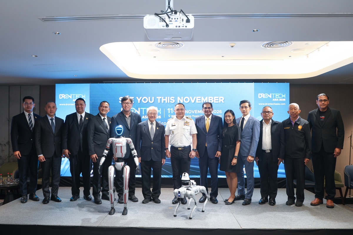 “จีเอ็มแอล” ผนึกกำลังพันธมิตร เตรียมจัดงาน “DronTech Asia 2026” เวทียกระดับ “โดรน” สู่เครื่องมือขับเคลื่อนเศรษฐกิจมูลค่าสูงและความมั่นคงของไทย