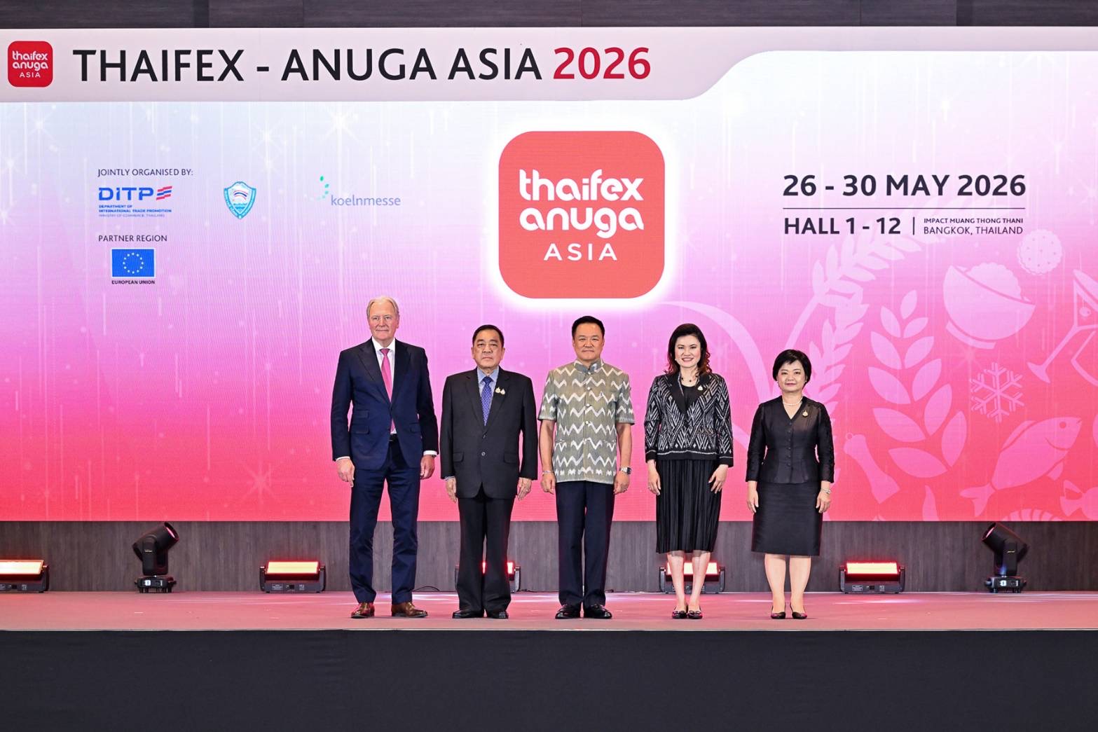 นายกรัฐมนตรี เปิดเวที THAIFEX – ANUGA ASIA 2026 ต้อนรับผู้ซื้อ 130 ประเทศทั่วโลก ปักหมุดไทยเป็นศูนย์กลางการค้าอาหารโลก คาดเงินสะพัดกว่า 130,000 ล้านบาท