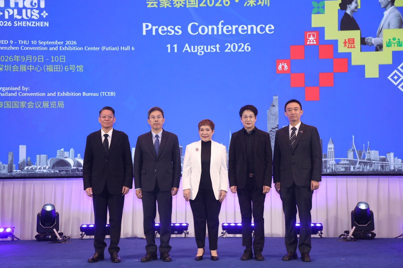 ทีเส็บ เปิดตัว “MEET Thai Plus 2026 Shenzhen” เวทีไมซ์เพื่อการตลาดยุคใหม่ รวมพลภาครัฐ-เอกชน-การศึกษาครั้งใหญ่ ร่วม 100 รายเจาะนักธุรกิจจีนคุณภาพ ดึงไมซ์ การค้า ลงทุน เทคฯ ดิจิทัล ท่องเที่ยว อาหาร สุขภาพ การศึกษา